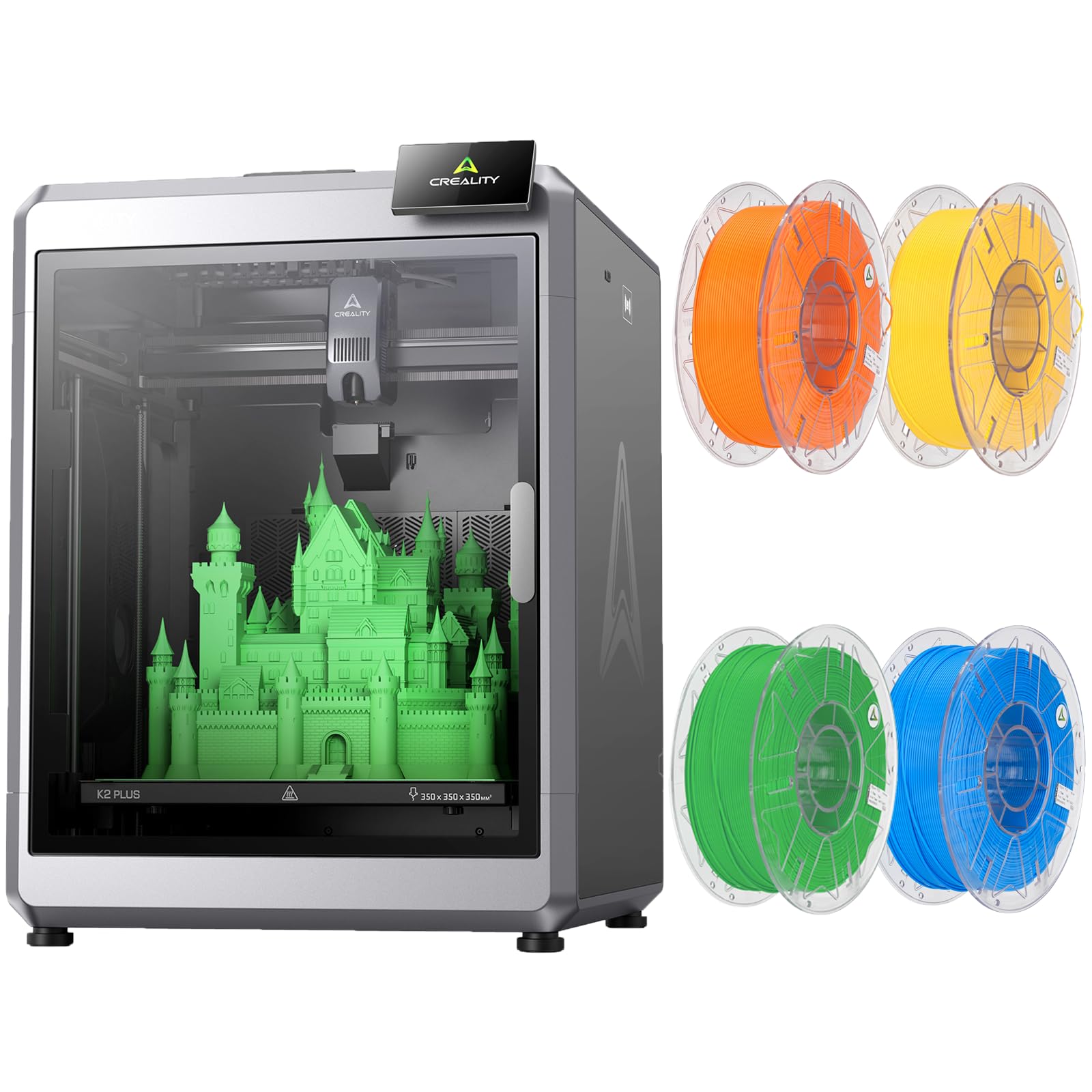 Creality K2 Plus 3D Printer, Support Multi Color Printing Max